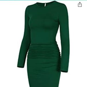 Evergreen Body con Long-sleeve Dress